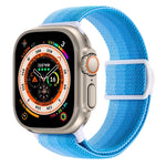 Uhrenarmband aus Nylon mit Karbonfaserstruktur und Schnappverschluss, für Apple Watch SE 2023 40mm, für Apple Watch Ultra 2 49mm, für Apple Watch Series 9 45mm