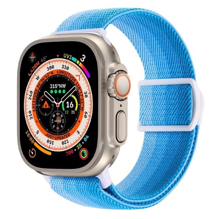 Uhrenarmband aus Nylon mit Karbonfaserstruktur und Schnappverschluss, für Apple Watch SE 2023 40mm, für Apple Watch Ultra 2 49mm, für Apple Watch Series 9 45mm