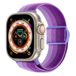 Uhrenarmband aus Nylon mit Karbonfaserstruktur und Schnappverschluss, für Apple Watch SE 2023 40mm, für Apple Watch Ultra 2 49mm, für Apple Watch Series 9 45mm