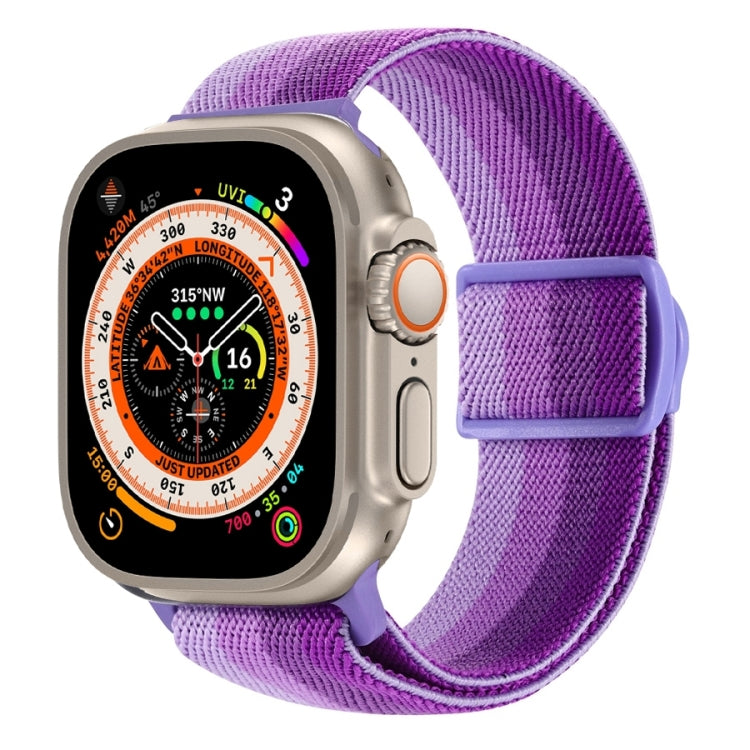 Uhrenarmband aus Nylon mit Karbonfaserstruktur und Schnappverschluss, für Apple Watch SE 2023 40mm, für Apple Watch Ultra 2 49mm, für Apple Watch Series 9 45mm