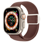 Uhrenarmband aus Nylon mit Karbonfaserstruktur und Schnappverschluss, für Apple Watch SE 2023 40mm, für Apple Watch Ultra 2 49mm, für Apple Watch Series 9 45mm