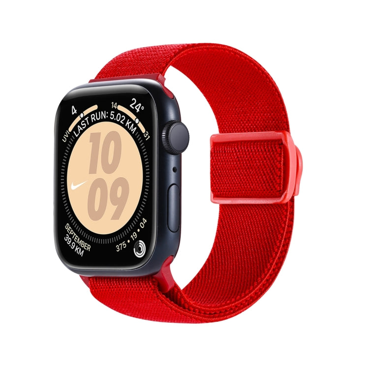 Uhrenarmband aus Nylon mit Karbonfaserstruktur und Schnappverschluss, für Apple Watch SE 2023 40mm, für Apple Watch Ultra 2 49mm, für Apple Watch Series 9 45mm