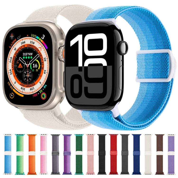 Uhrenarmband aus Nylon mit Karbonfaserstruktur und Schnappverschluss, für Apple Watch SE 2023 40mm, für Apple Watch Ultra 2 49mm, für Apple Watch Series 9 45mm