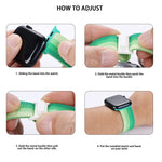 Uhrenarmband aus Nylon mit Karbonfaserstruktur und Schnappverschluss, für Apple Watch SE 2023 40mm, für Apple Watch Ultra 2 49mm, für Apple Watch Series 9 45mm