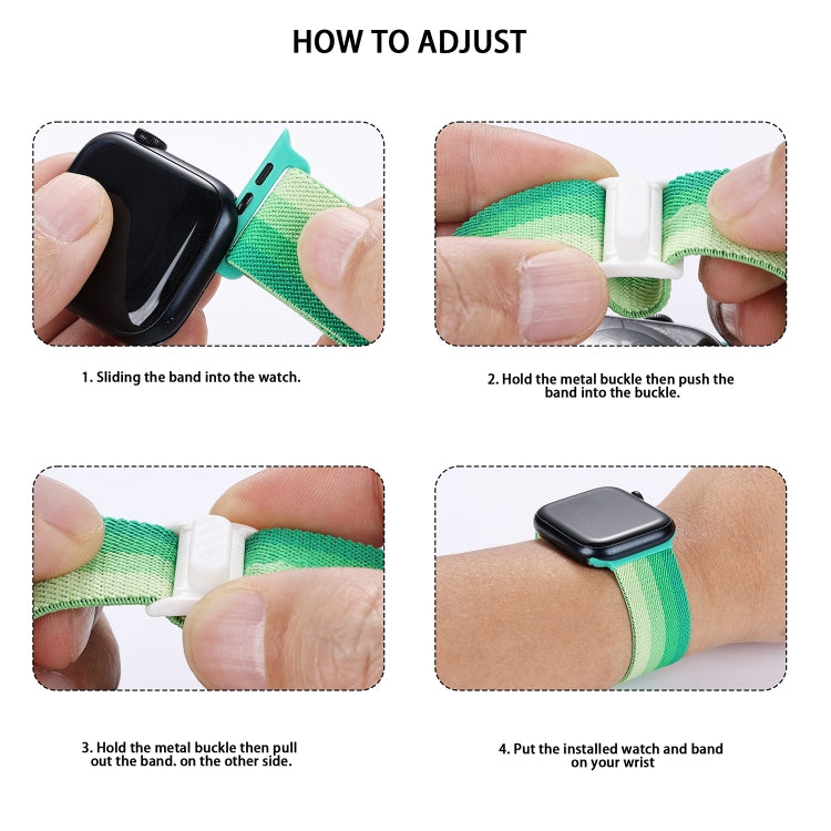 Uhrenarmband aus Nylon mit Karbonfaserstruktur und Schnappverschluss, für Apple Watch SE 2023 40mm, für Apple Watch Ultra 2 49mm, für Apple Watch Series 9 45mm