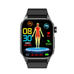 ET580 2,04 Zoll AMOLED-Bildschirm Sport-Smartwatch mit Unterstützung für Bluetooth-Anrufe und EKG-Funktion