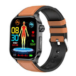 ET580 2,04 Zoll AMOLED-Bildschirm Sport-Smartwatch mit Unterstützung für Bluetooth-Anrufe und EKG-Funktion