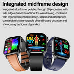 ET580 2,04 Zoll AMOLED-Bildschirm Sport-Smartwatch mit Unterstützung für Bluetooth-Anrufe und EKG-Funktion