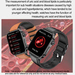 ET580 2,04 Zoll AMOLED-Bildschirm Sport-Smartwatch mit Unterstützung für Bluetooth-Anrufe und EKG-Funktion