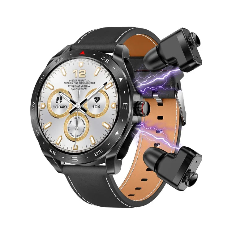 LEMFO T95 1,52 Zoll IPS-Bildschirm 2-in-1 Bluetooth-Kopfhörer Smartwatch mit Unterstützung für Gesundheitsüberwachung