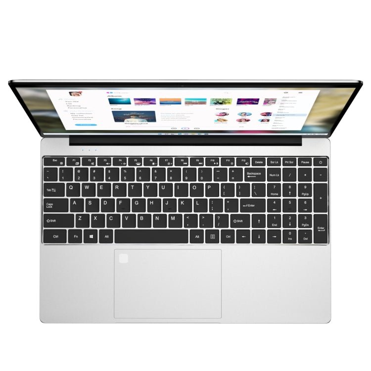 GXMO F152G 15,6 Zoll Laptop, Windows 11 Intel Alder Lake N95 Quad-Core, unterstützt Fingerabdruck-Entsperrung, 16 GB+512 GB