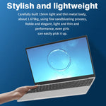 GXMO F152G 15,6 Zoll Laptop, Windows 11 Intel Alder Lake N95 Quad-Core, unterstützt Fingerabdruck-Entsperrung, 16 GB+512 GB