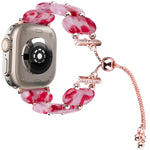 Harz-Retractable-Ketten-Uhrenarmband, für Apple Watch Ultra 2 49mm, für Apple Watch Series 9 45mm