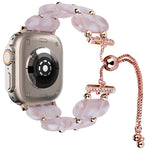 Harz-Retractable-Ketten-Uhrenarmband, für Apple Watch Series 9 41mm, für Apple Watch Ultra 49mm