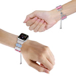 Einziehbares Uhrenarmband aus Kunstharz, für Apple Watch 42 mm und 38 mm