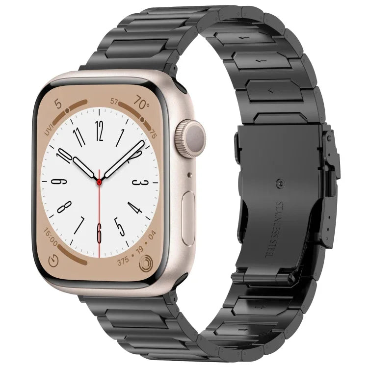I-förmiges Uhrenarmband aus Titanmetall, für Apple Watch 42 mm und 38 mm