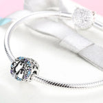 Armband-Accessoires aus 925er Sterlingsilber mit Pinguinhaus-Motiv und Diamantperlen
