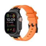 Loners Armband aus Flüssigsilikon, Für Apple Watch SE 2023 44mm, Für Apple Watch Ultra 2 49mm, Für Apple Watch Series 9 45mm
