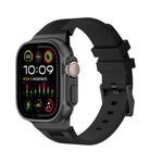 Loners Armband aus Flüssigsilikon, Für Apple Watch SE 2023 44mm, Für Apple Watch Ultra 2 49mm, Für Apple Watch Series 9 45mm