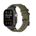 Loners Armband aus Flüssigsilikon, Für Apple Watch SE 2023 44mm, Für Apple Watch Ultra 2 49mm, Für Apple Watch Series 9 45mm