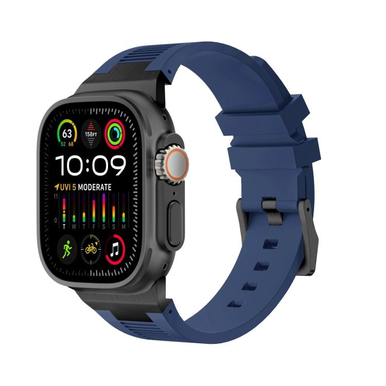 Loners Armband aus Flüssigsilikon, Für Apple Watch SE 2023 44mm, Für Apple Watch Ultra 2 49mm, Für Apple Watch Series 9 45mm