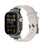 Loners Armband aus Flüssigsilikon, Für Apple Watch SE 2023 44mm, Für Apple Watch Ultra 2 49mm, Für Apple Watch Series 9 45mm
