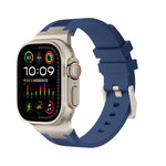 Loners Armband aus Flüssigsilikon, Für Apple Watch SE 2023 44mm, Für Apple Watch Ultra 2 49mm, Für Apple Watch Series 9 45mm