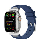 Loners Armband aus Flüssigsilikon, Für Apple Watch SE 2023 44mm, Für Apple Watch Ultra 2 49mm, Für Apple Watch Series 9 45mm