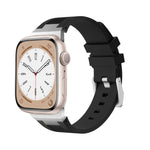 Loners Armband aus Flüssigsilikon, Für Apple Watch SE 2023 44mm, Für Apple Watch Ultra 2 49mm, Für Apple Watch Series 9 45mm