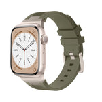 Loners Armband aus Flüssigsilikon, Für Apple Watch SE 2023 44mm, Für Apple Watch Ultra 2 49mm, Für Apple Watch Series 9 45mm