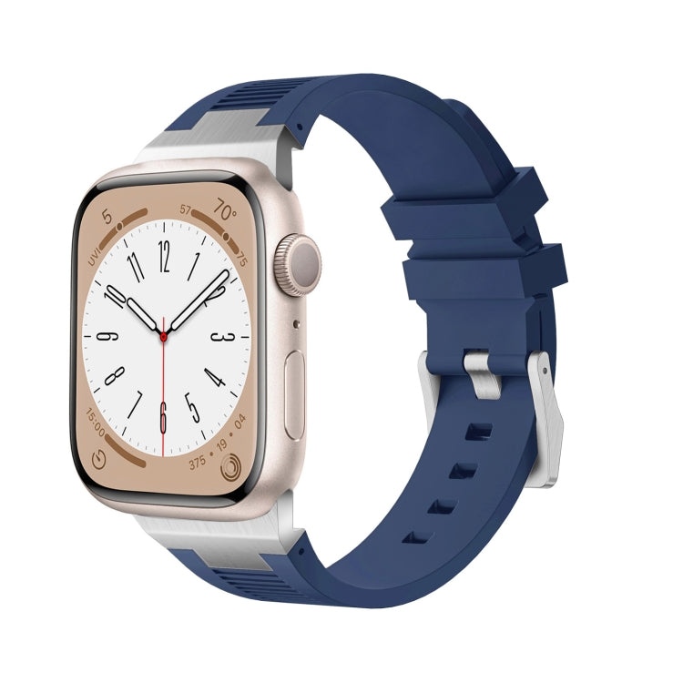 Loners Armband aus Flüssigsilikon, Für Apple Watch SE 2023 44mm, Für Apple Watch Ultra 2 49mm, Für Apple Watch Series 9 45mm