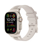 Loners Liquid Silicone Watch Band, For Apple Watch Ultra 49mm, For Apple Watch Series 8 45mm, For Apple Watch SE 2022 44mm