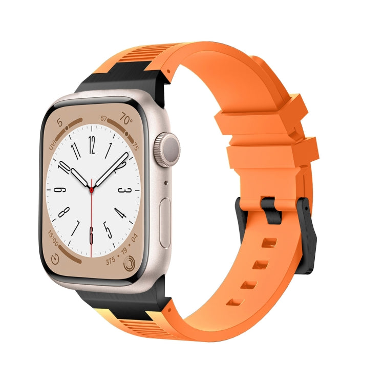 Loners Liquid-Silikon-Uhrenarmband, für Apple Watch Series 7 45mm, für Apple Watch SE 44mm, für Apple Watch Series 6 44mm