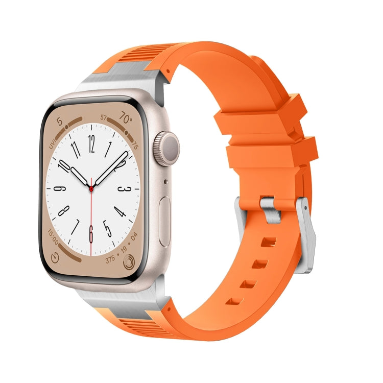 Loners Liquid Silicone Watch Band, For Apple Watch Series 7 45mm, For Apple Watch SE 44mm, For Apple Watch Series 6 44mm