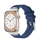 Loners Liquid Silicone Watch Band, For Apple Watch Series 7 45mm, For Apple Watch SE 44mm, For Apple Watch Series 6 44mm