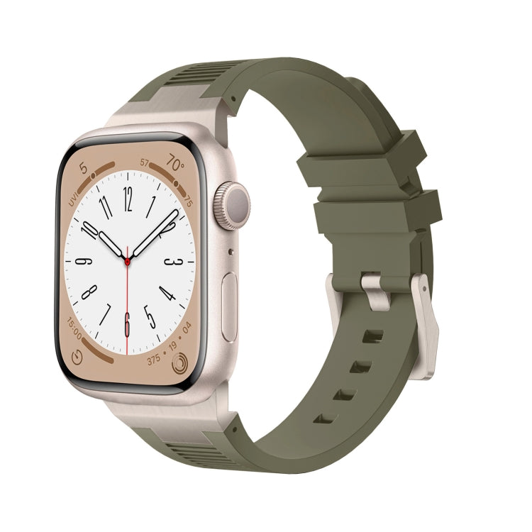 Loners Flüssigsilikon-Armband, für Apple Watch Series 5 44mm, für Apple Watch Series 4 44mm, für Apple Watch Series 3 42mm