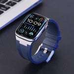 Loners Armband aus Flüssigsilikon, Für Apple Watch SE 2023 44mm, Für Apple Watch Ultra 2 49mm, Für Apple Watch Series 9 45mm