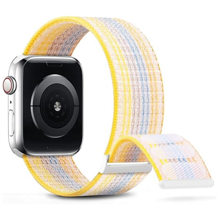 Nylon-Uhrenarmband mit doppeltem Klettverschluss, für Apple Watch 38 mm