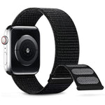 Nylon-Uhrenarmband mit doppeltem Klettverschluss, für Apple Watch 38 mm