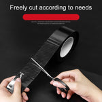 Universal Car Carbon Fiber Door Anti-collision Strip Protection Guards Trims Stickers Tape, 3cm x 3m, 3cm x 5m, 3cm x 10m, 5cm x 3m, 5cm x 5m, 5cm x 10m, 7cm x 3m, 7cm x 5m, 7cm x 10m, 10cm x 3m, 10cm x 5m, 10cm x 10m