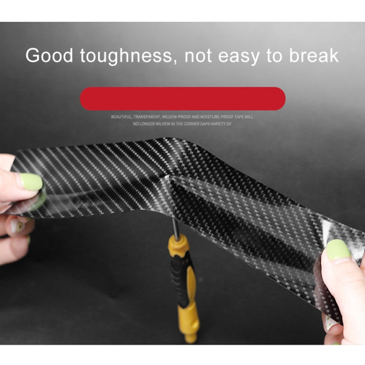 Universal Car Carbon Fiber Door Anti-collision Strip Protection Guards Trims Stickers Tape, 3cm x 3m, 3cm x 5m, 3cm x 10m, 5cm x 3m, 5cm x 5m, 5cm x 10m, 7cm x 3m, 7cm x 5m, 7cm x 10m, 10cm x 3m, 10cm x 5m, 10cm x 10m
