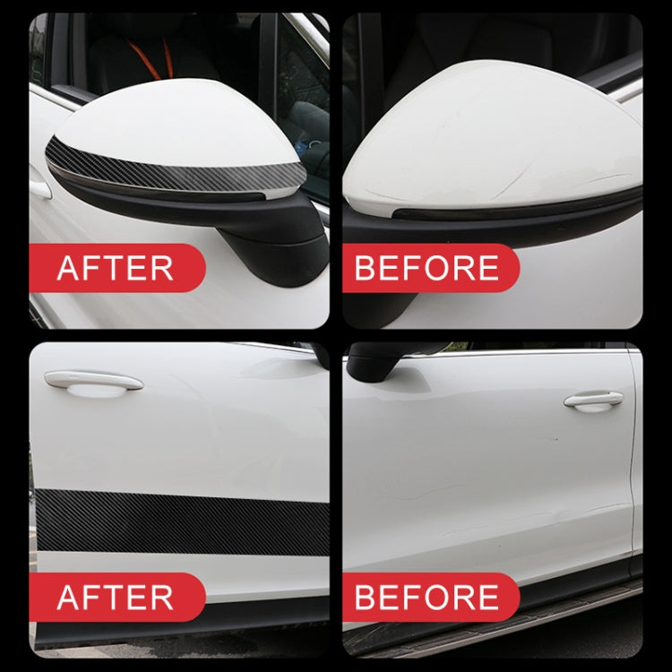 Universal Car Carbon Fiber Door Anti-collision Strip Protection Guards Trims Stickers Tape, 3cm x 3m, 3cm x 5m, 3cm x 10m, 5cm x 3m, 5cm x 5m, 5cm x 10m, 7cm x 3m, 7cm x 5m, 7cm x 10m, 10cm x 3m, 10cm x 5m, 10cm x 10m