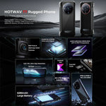 HOTWAV T7 Robustes Smartphone, 6280 mAh, 6,52 Zoll, Android 13, MT8788 Octa-Core-Prozessor, Netzwerk: 4G, OTG, 4 GB + 128 GB