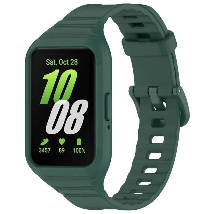 Integriertes TPU-Armband in einfarbiger Farbe, für Samsung Galaxy Fit 3