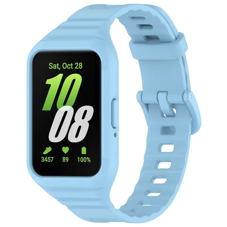 Integriertes TPU-Armband in einfarbiger Farbe, für Samsung Galaxy Fit 3