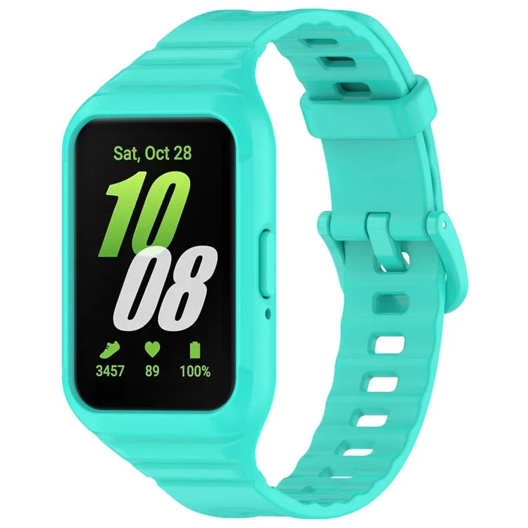 Integriertes TPU-Armband in einfarbiger Farbe, für Samsung Galaxy Fit 3