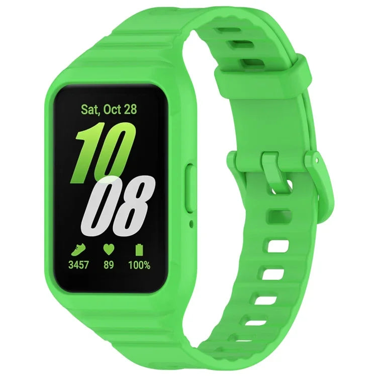 Integriertes TPU-Armband in einfarbiger Farbe, für Samsung Galaxy Fit 3