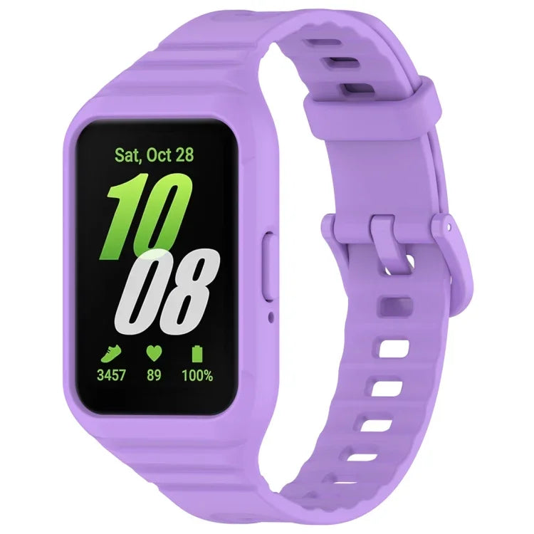 Integriertes TPU-Armband in einfarbiger Farbe, für Samsung Galaxy Fit 3