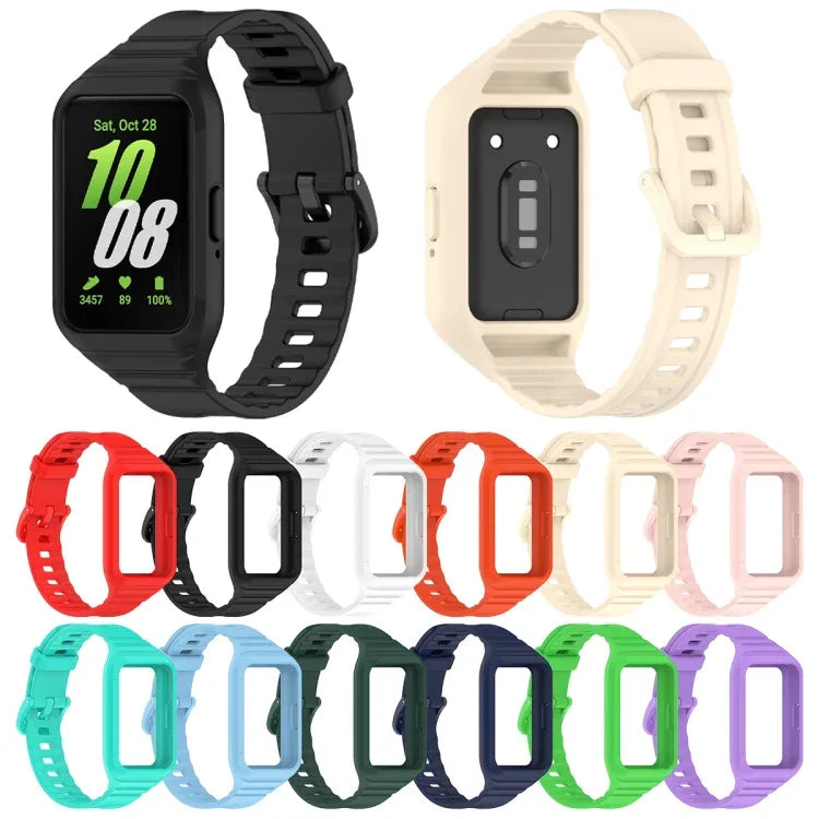 Integriertes TPU-Armband in einfarbiger Farbe, für Samsung Galaxy Fit 3