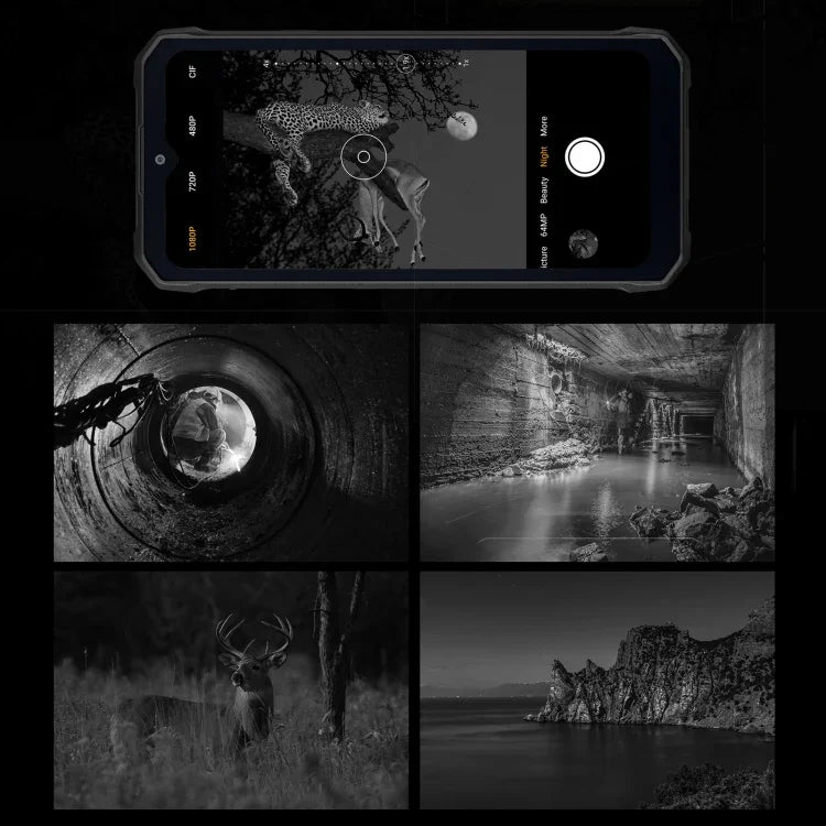 HOTWAV W11 Robustes Smartphone, Nachtsicht, 20800 mAh Akku, 6,6 Zoll, Android 13, MT8788 Octa-Core-Prozessor, Netzwerk: 4G, OTG, Anrufaufzeichnung, 6 GB + 256 GB Speicher